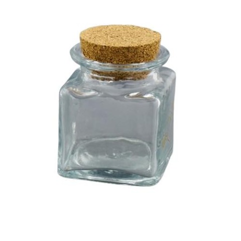 BARATTOLINO CUBO VETRO CM.4.5